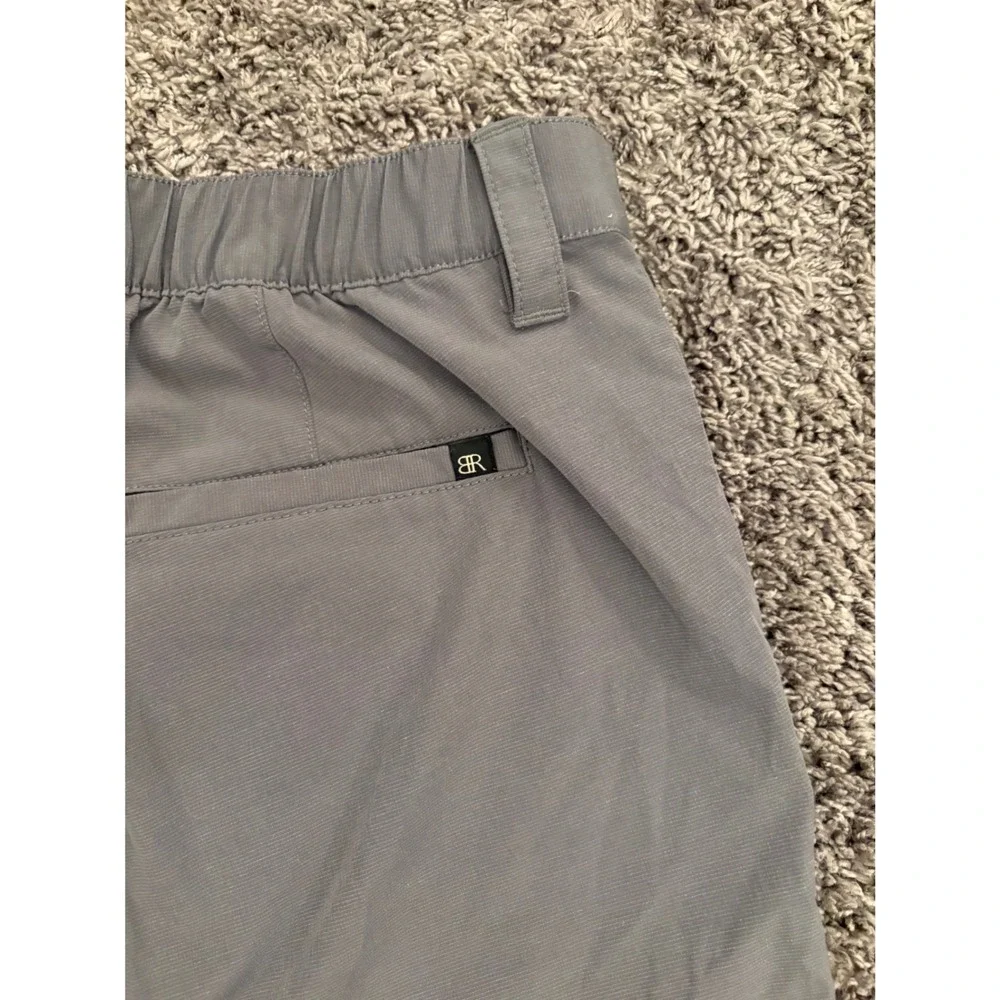 Banana Republic Mens Performance Shorts Gray Elastic Waist Active Golf Size 30